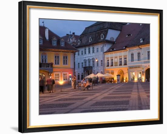 Mare Square, Sibiu, Transylvania, Romania, Europe-Marco Cristofori-Framed Photographic Print