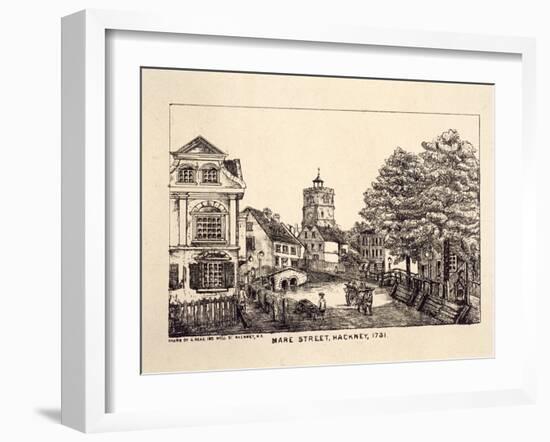 Mare Street, Hackney, London, 1731-C Read-Framed Giclee Print