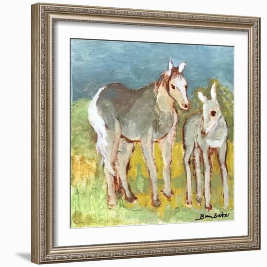 Mare with Foal-Brenda Brin Booker-Framed Giclee Print