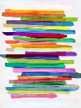 Colorful Stripes 1-Mareike Böhmer-Giclee Print