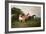 Mares and Foal with a Sheepdog-John Emms-Framed Giclee Print