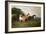 Mares and Foal with a Sheepdog-John Emms-Framed Giclee Print