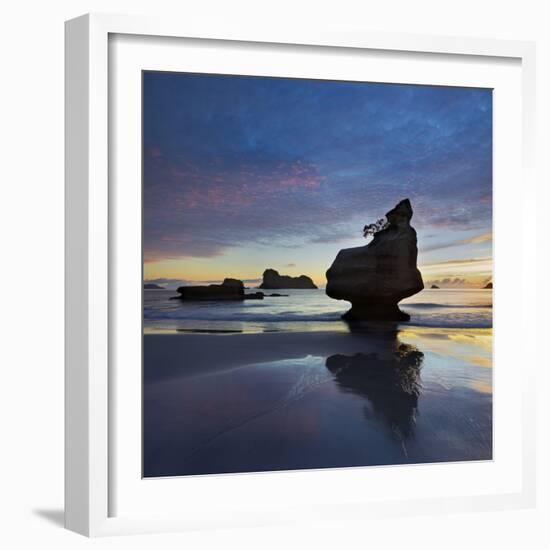 Mares Leg Cove, Coromadel Peninsula, Waikato, North Island, New Zealand-Rainer Mirau-Framed Photographic Print