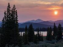 Sunset on Echo Lake, Mount Evans Scenic and Historic Byway, Colorado-Maresa Pryor-Luzier-Photographic Print