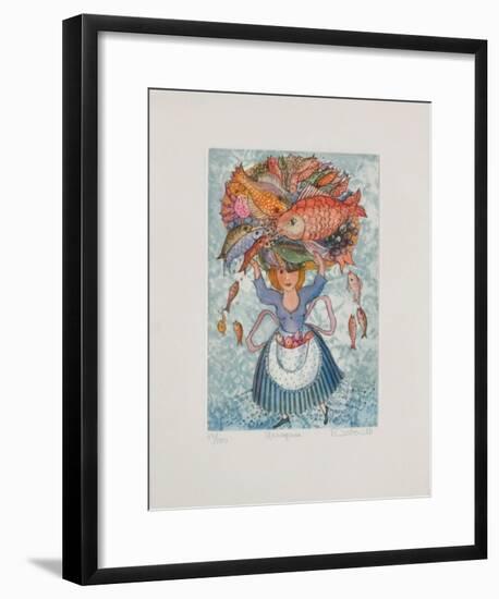 Mareyeuse-Françoise Deberdt-Framed Limited Edition