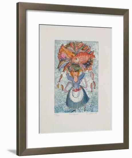 Mareyeuse-Françoise Deberdt-Framed Limited Edition