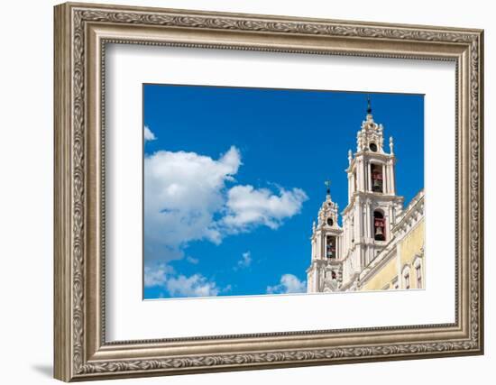 Marfa, Portugal. A monumental Baroque and Neoclassical palace-monastery.-Julien McRoberts-Framed Photographic Print