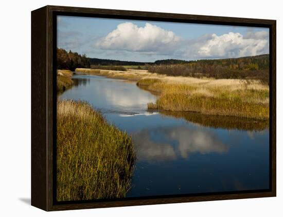 Margaree River, Nova Scotia, Canada-Patrick J. Wall-Framed Premier Image Canvas