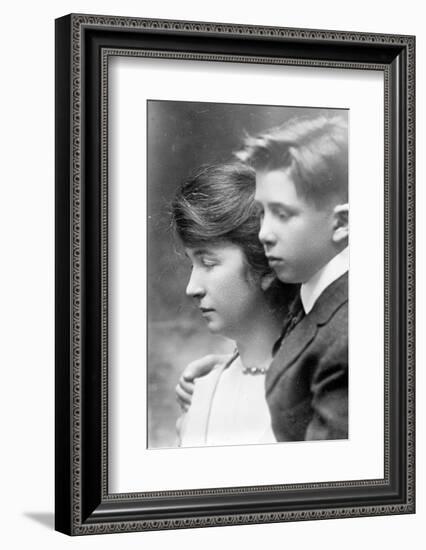 Margaret and her son Stuart, c.1919-null-Framed Photographic Print