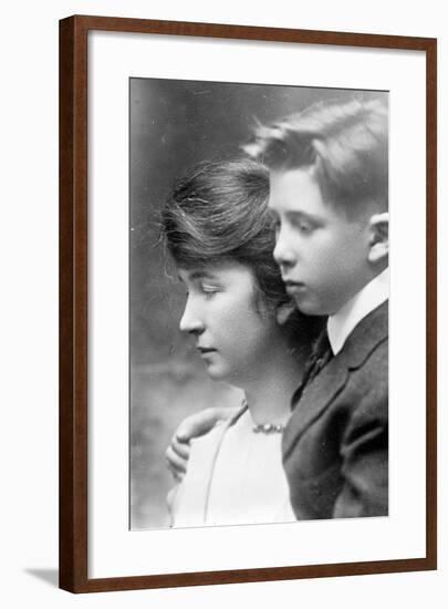 Margaret and her son Stuart, c.1919-null-Framed Photographic Print