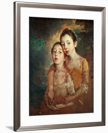 Margaret And Mary Gainsborough, 1760-1761-Thomas Gainsborough-Framed Giclee Print