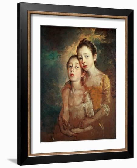 Margaret And Mary Gainsborough, 1760-1761-Thomas Gainsborough-Framed Giclee Print