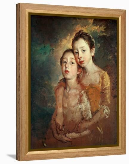 Margaret And Mary Gainsborough, 1760-1761-Thomas Gainsborough-Framed Premier Image Canvas