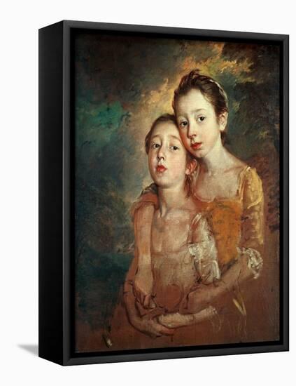 Margaret And Mary Gainsborough, 1760-1761-Thomas Gainsborough-Framed Premier Image Canvas