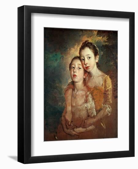 Margaret And Mary Gainsborough, 1760-1761-Thomas Gainsborough-Framed Giclee Print