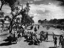 Sikhs Migrating to the Hindu Section of Punjab After the Division of India-Margaret Bourke-White-Photographic Print