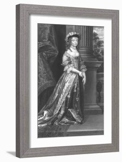 'Margaret Cavendish (née Lucas), Duchess of Newcastle upon Tyne', (c1846)-William Greatbach-Framed Giclee Print