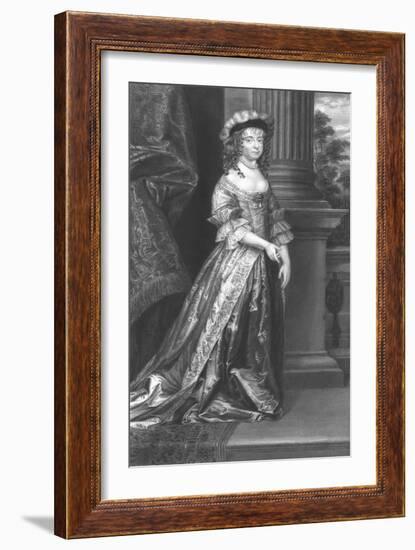 'Margaret Cavendish (née Lucas), Duchess of Newcastle upon Tyne', (c1846)-William Greatbach-Framed Giclee Print