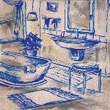 Deep Blue Bath I-Margaret Ferry-Art Print