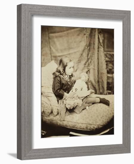 Margaret Frances Langton Clarke, September 1864-Lewis Carroll-Framed Photographic Print