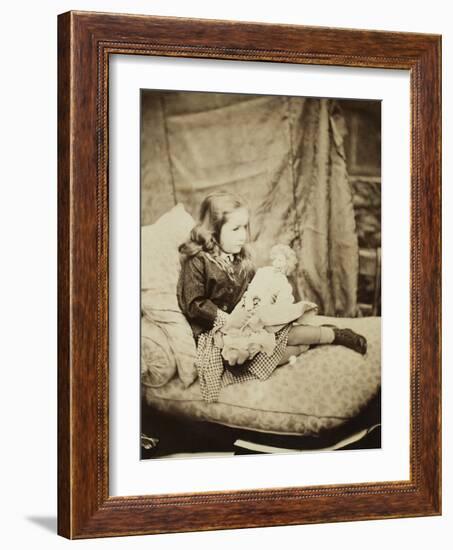 Margaret Frances Langton Clarke, September 1864-Lewis Carroll-Framed Photographic Print