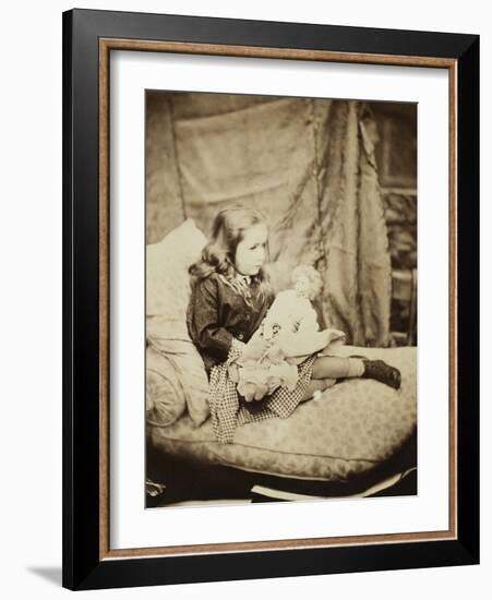 Margaret Frances Langton Clarke, September 1864-Lewis Carroll-Framed Photographic Print