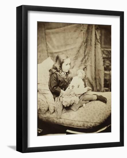 Margaret Frances Langton Clarke, September 1864-Lewis Carroll-Framed Photographic Print