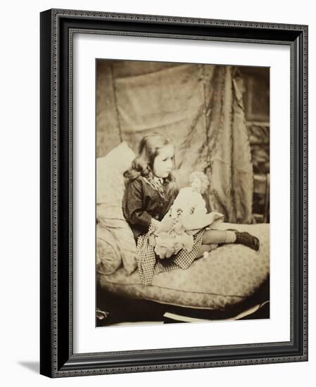 Margaret Frances Langton Clarke, September 1864-Lewis Carroll-Framed Photographic Print