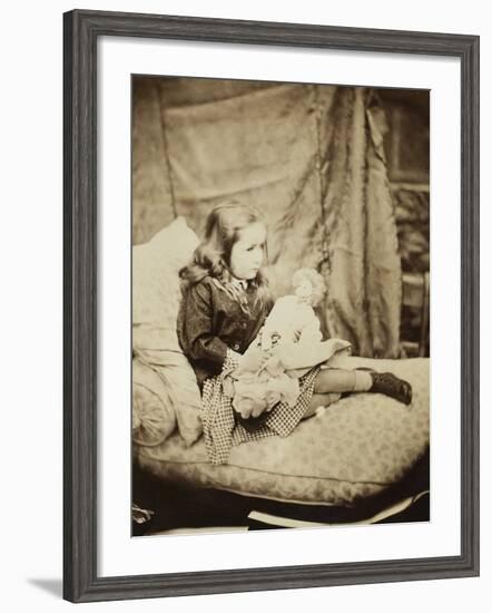 Margaret Frances Langton Clarke, September 1864-Lewis Carroll-Framed Photographic Print