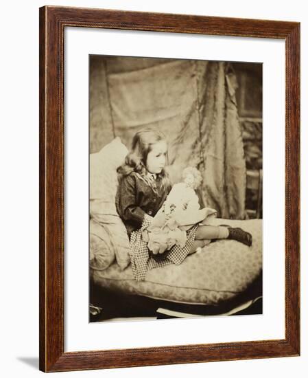 Margaret Frances Langton Clarke, September 1864-Lewis Carroll-Framed Photographic Print