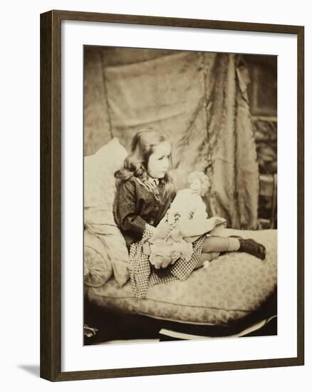 Margaret Frances Langton Clarke, September 1864-Lewis Carroll-Framed Photographic Print