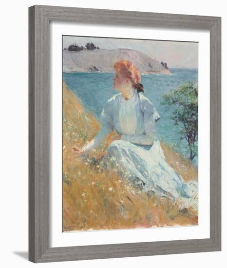 Margaret Gretchen Strong, c.1909-Frank Weston Benson-Framed Giclee Print