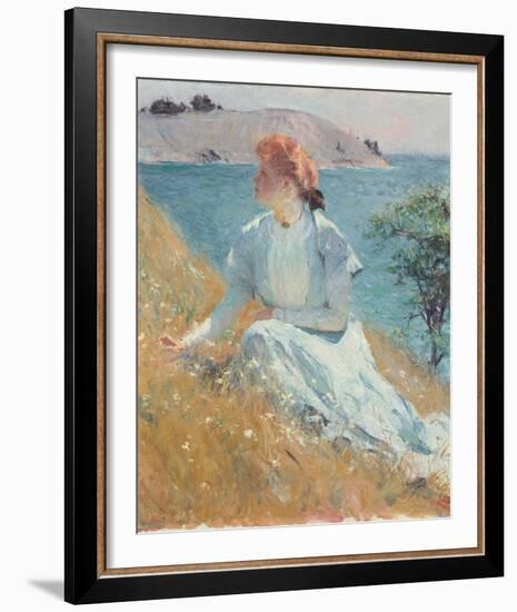 Margaret Gretchen Strong, c.1909-Frank Weston Benson-Framed Giclee Print