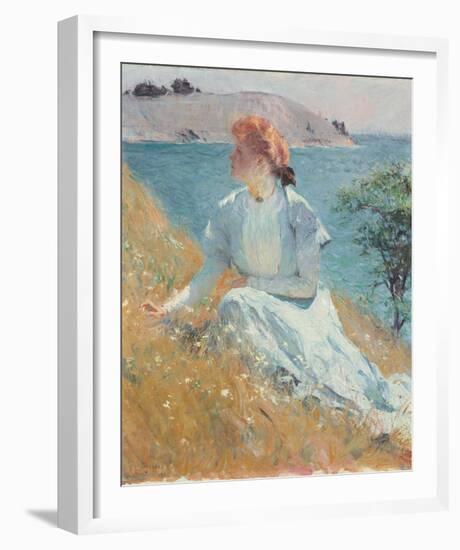 Margaret Gretchen Strong, c.1909-Frank Weston Benson-Framed Giclee Print