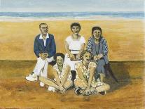 Albert on Rhyl Beach, 2008-Margaret Hartnett-Giclee Print