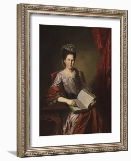 Margaret Hodge, Mrs. John B. Bayard, 1780 (Oil on Canvas)-Charles Willson Peale-Framed Giclee Print