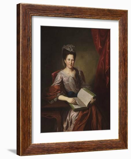 Margaret Hodge, Mrs. John B. Bayard, 1780 (Oil on Canvas)-Charles Willson Peale-Framed Giclee Print