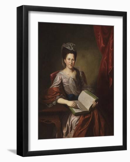 Margaret Hodge, Mrs. John B. Bayard, 1780 (Oil on Canvas)-Charles Willson Peale-Framed Giclee Print