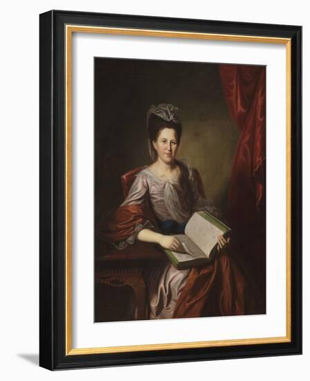 Margaret Hodge, Mrs. John B. Bayard, 1780 (Oil on Canvas)-Charles Willson Peale-Framed Giclee Print