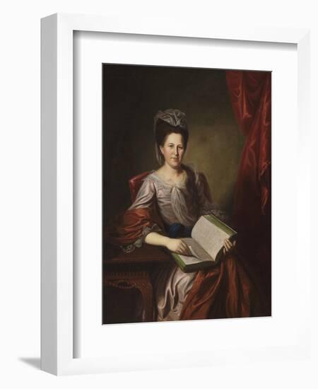 Margaret Hodge, Mrs. John B. Bayard, 1780 (Oil on Canvas)-Charles Willson Peale-Framed Giclee Print