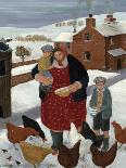 Backyard in Winter-Margaret Loxton-Giclee Print