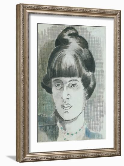 Margaret Nash, the Artist's Wife-Paul Nash-Framed Giclee Print