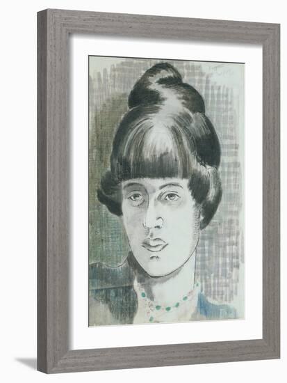 Margaret Nash, the Artist's Wife-Paul Nash-Framed Giclee Print