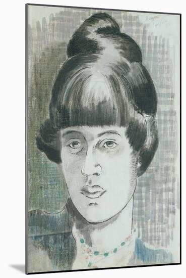 Margaret Nash, the Artist's Wife-Paul Nash-Mounted Giclee Print