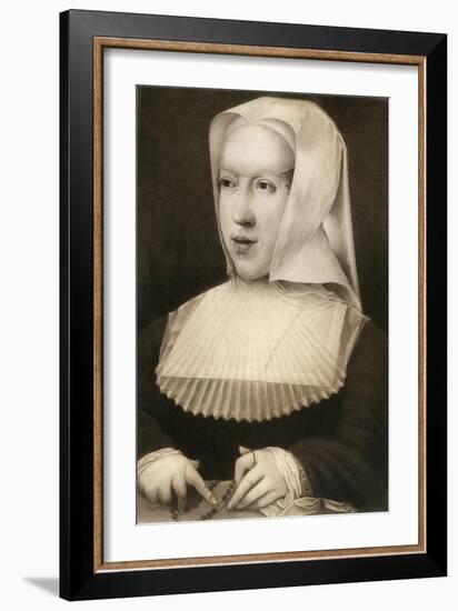 Margaret of Savoy, Regent of the Netherlands-Bernaert Van Orley-Framed Giclee Print