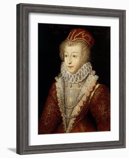 Margaret of Valois and France, also Queen Margot, 1553-1615, Sister of Henry III-French School-Framed Giclee Print