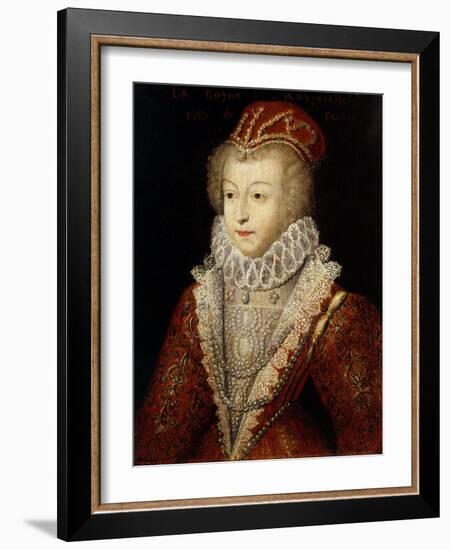 Margaret of Valois and France, also Queen Margot, 1553-1615, Sister of Henry III-French School-Framed Giclee Print