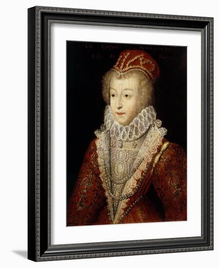 Margaret of Valois and France, also Queen Margot, 1553-1615, Sister of Henry III-French School-Framed Giclee Print