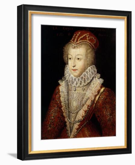 Margaret of Valois and France, also Queen Margot, 1553-1615, Sister of Henry III-French School-Framed Giclee Print