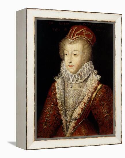 Margaret of Valois and France, also Queen Margot, 1553-1615, Sister of Henry III-French School-Framed Premier Image Canvas